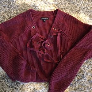 Crop sweater